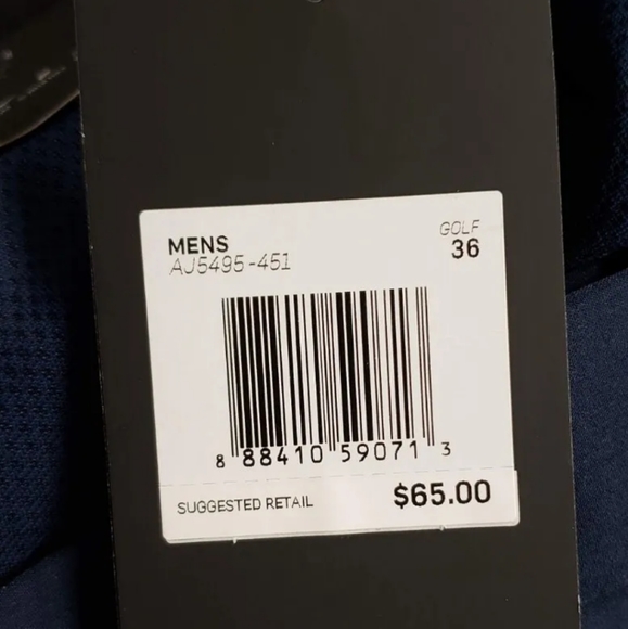 Nike Men's Golf Shorts Size: 36 Pockets Standard Fit - Picture 6 of 11